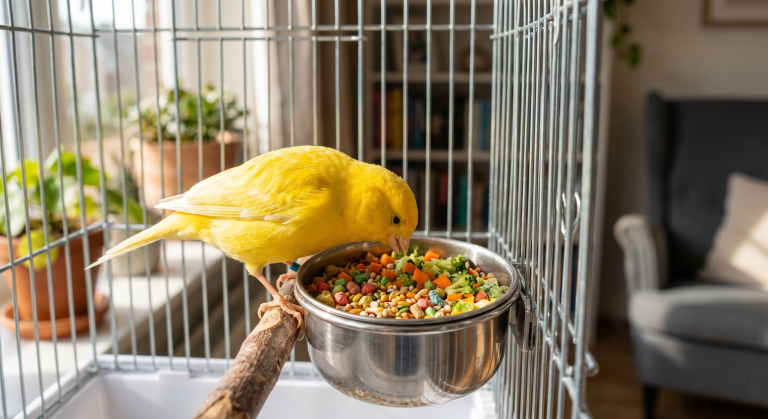 The Best Diet for a Happy and Singing Canary