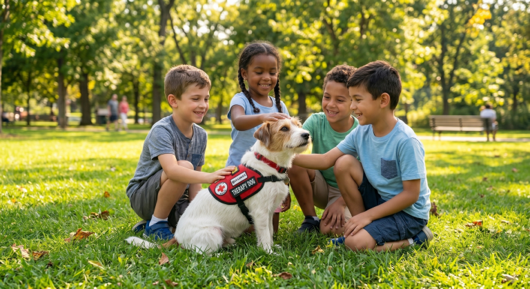 From Stray to Star: How a Rescued Dog Became a Therapy Hero