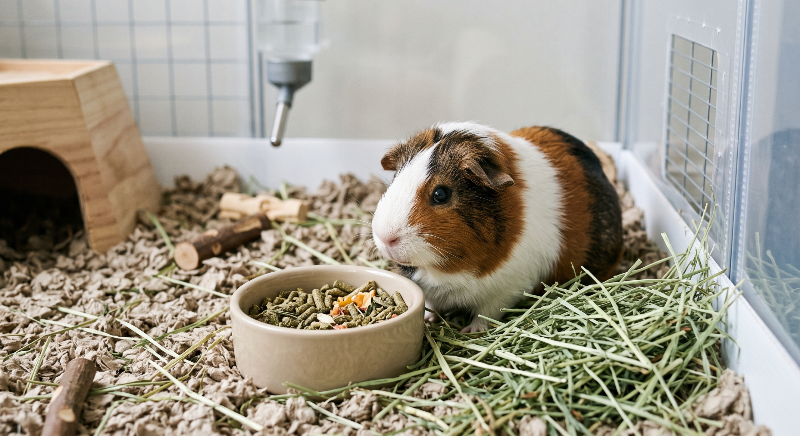 Guinea pig not eating, one of the most serious guinea pig health warning signs.